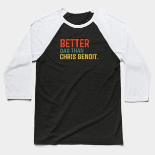 Chris Benoit  Crippler Crossface Baseball T-Shirt